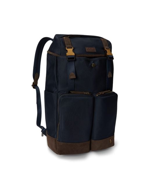 Polo Ralph Lauren Blue Large Backpack for men
