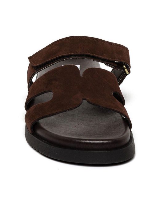 Steve Madden Brown Missile Flat Sandals