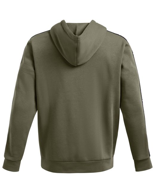 Under Armour Green Icon Fleece Taping Hoodie for men