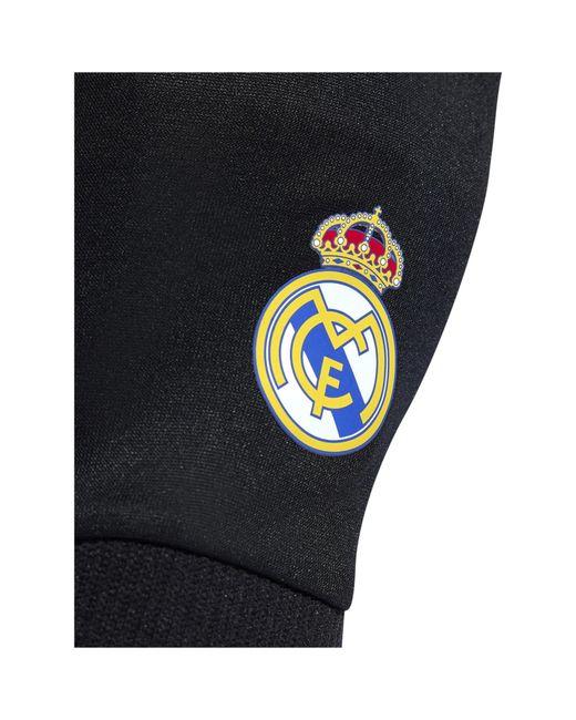 Adidas Black Real Madrid Fieldplayer Gloves Adults