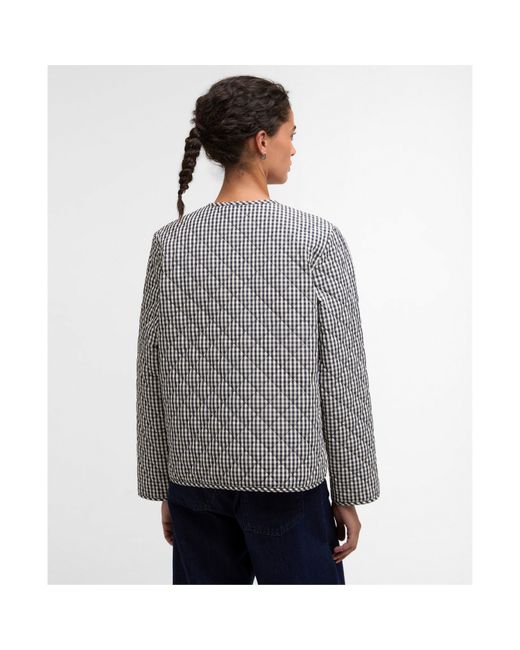 Barbour Gray Quilted Jacket