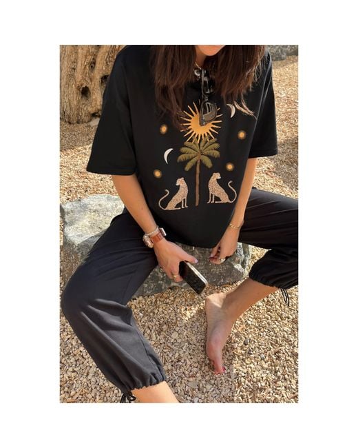 Never Fully Dressed Black Running Wild T-shirt