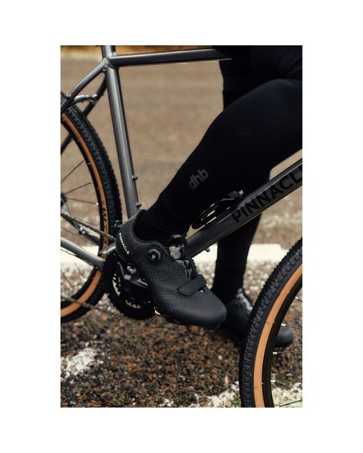 Pinnacle Black Radium Road Cycling Shoes