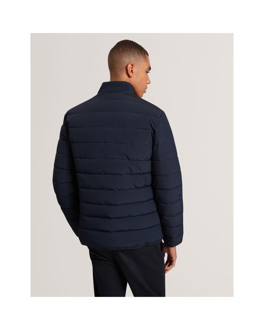 Ted Baker Blue Lightweight Puffer Jacket for men