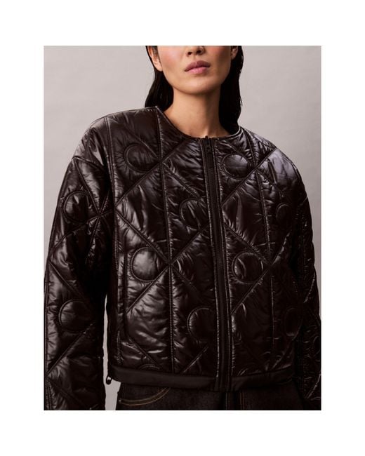 Calvin Klein Black Quilted Jacket