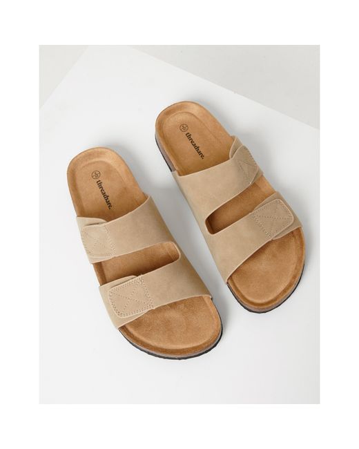 Threadbare Natural Artemis Flat Sandal for men