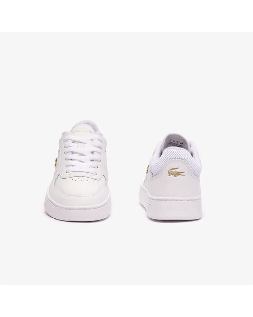 Lacoste White Lineset Trainers