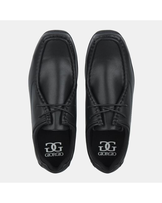 GIORGIO Black Bexley Lace Shoe for men
