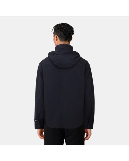 Lyle & Scott Blue Water-Resistant Lightweight Softshell Jacket for men