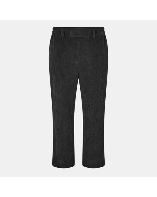 Represent Black Open Cuff Woven Relaxed Fit Joggers for men