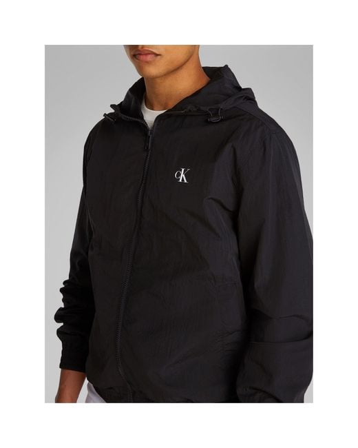 Calvin Klein Blue Lightweight Windbreaker for men