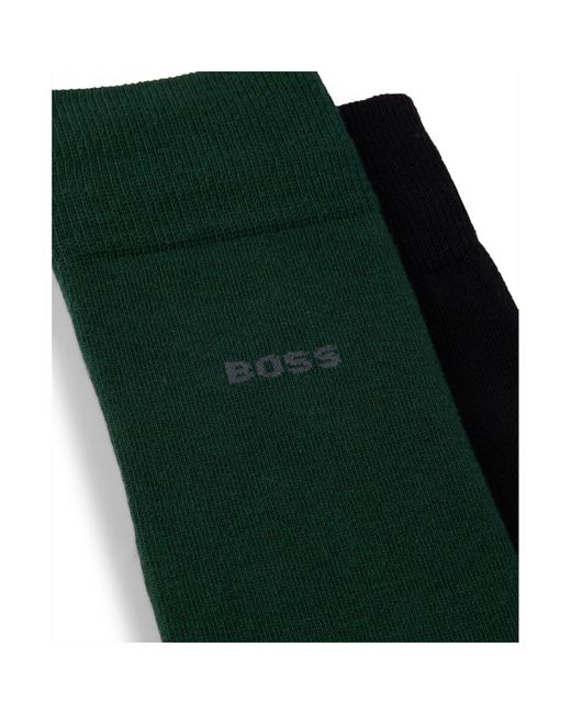 Boss Green 2 Pack Plain Socks for men