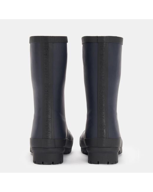 Barbour Blue Mid-Height Wellington Boots