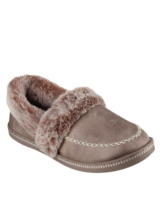 Skechers Brown Cozy Campf Full Fit Slippers