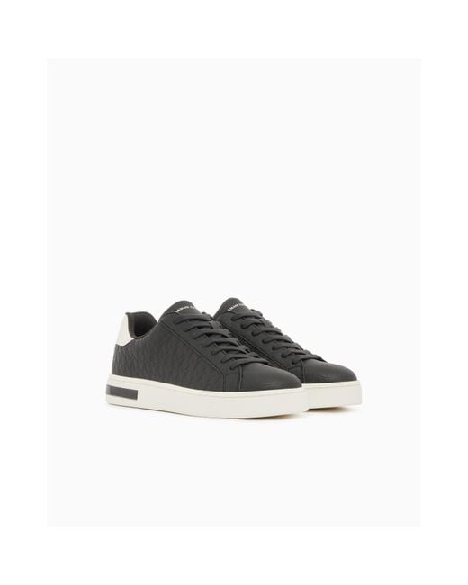 ARMANI EXCHANGE Black Sneaker for men