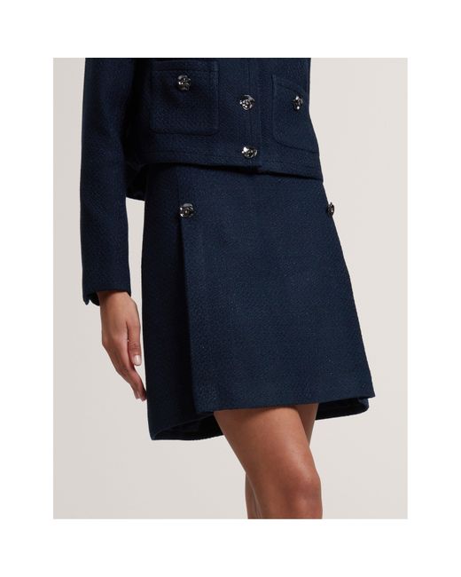 Ted Baker Blue Mini Skirt