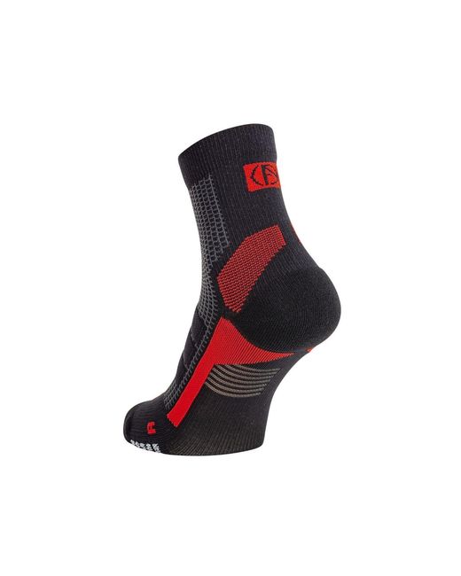 Absolute 360 Blue Performance Running Socks: Quarter