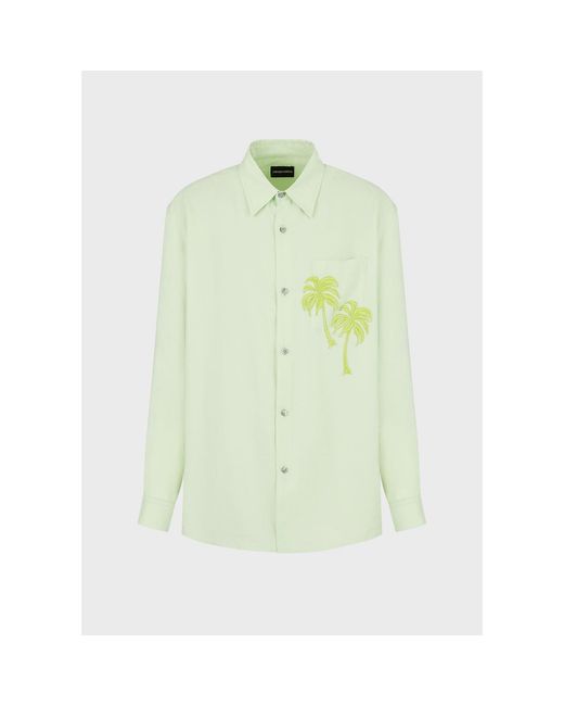 Emporio Armani Green Shirt for men