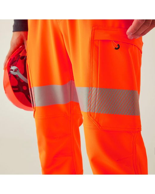 Regatta Orange Hi-Vis Prolite Stretch Jogger for men