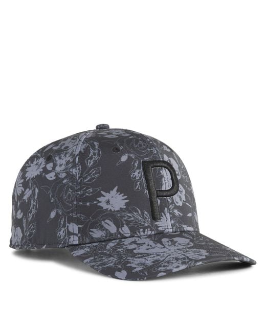 PUMA Gray Roses Tech Golf Cap for men