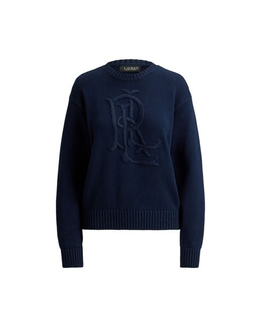 Ralph Lauren Blue Crew Neck Jumper
