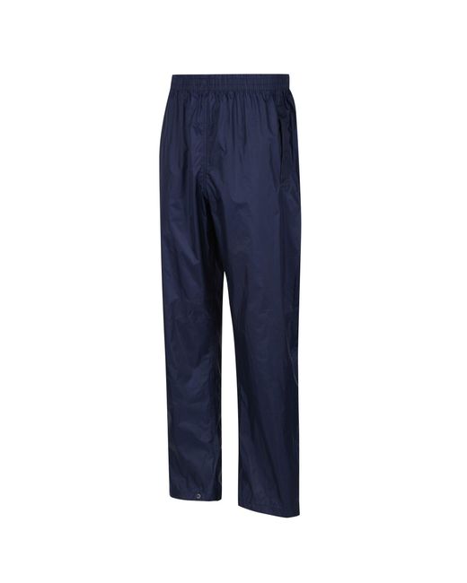 Regatta Blue Pack-It Overtrousers for men