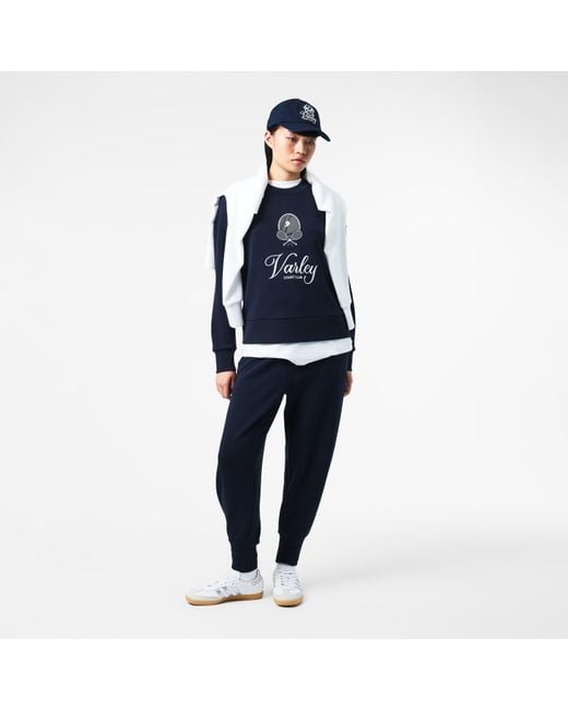 Varley Blue Rasco Crew Sweatshirt