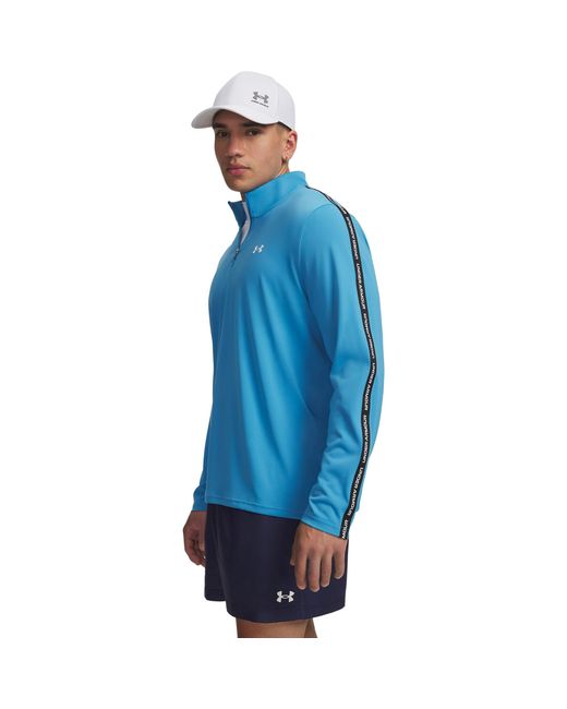 Under Armour Blue Tech ½ Zip Long Sleeve for men