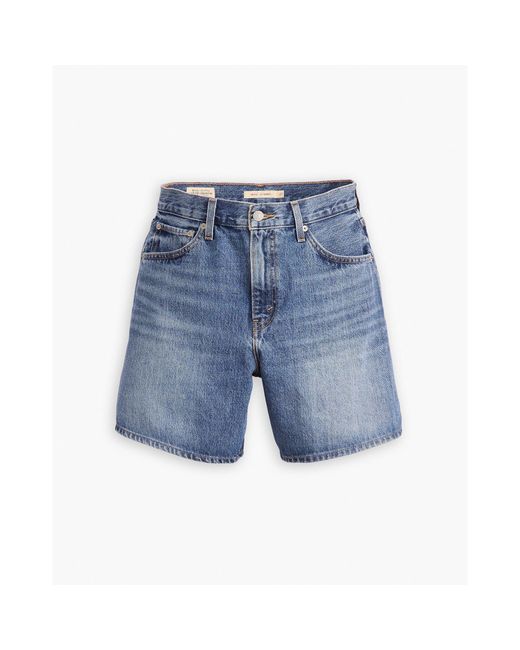 Levi's Blue High Baggy Luxury Denim Shorts