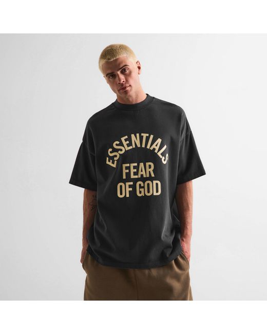 Fear Of God Black Oversized T-Shirt for men