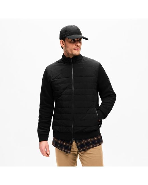 Barbour Black B.Intl Collins Quilted Jacket for men
