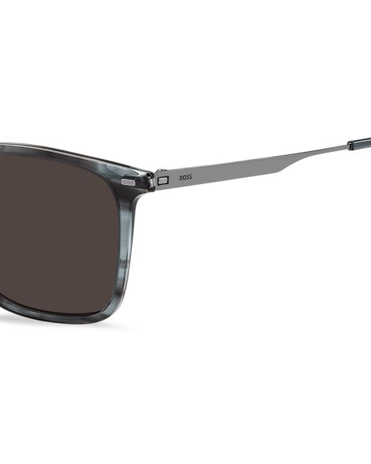 Boss Multicolor Rectangle Sunglasses for men