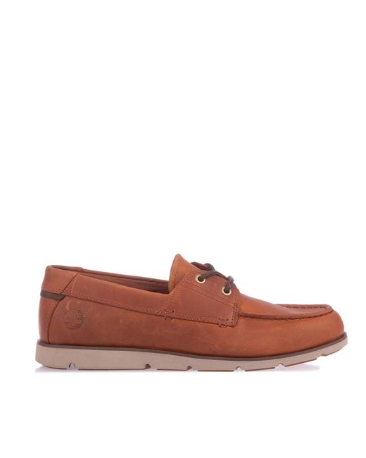 Timberland Brown Grafton Bay Shoes Size 6.5 for men