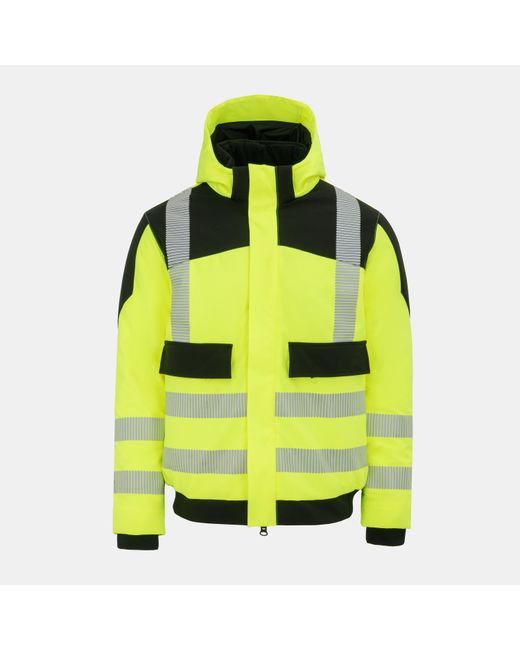 Dunlop Yellow Hi Vis Pro Jacket for men