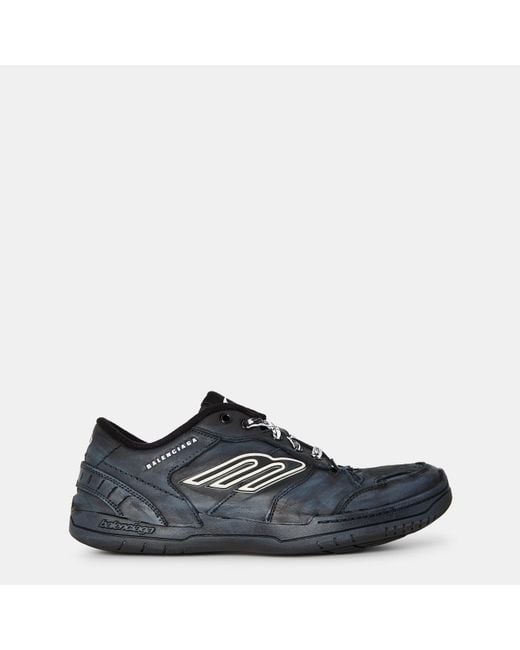 Balenciaga Blue Bal Hamptons Low-Top Trainers for men