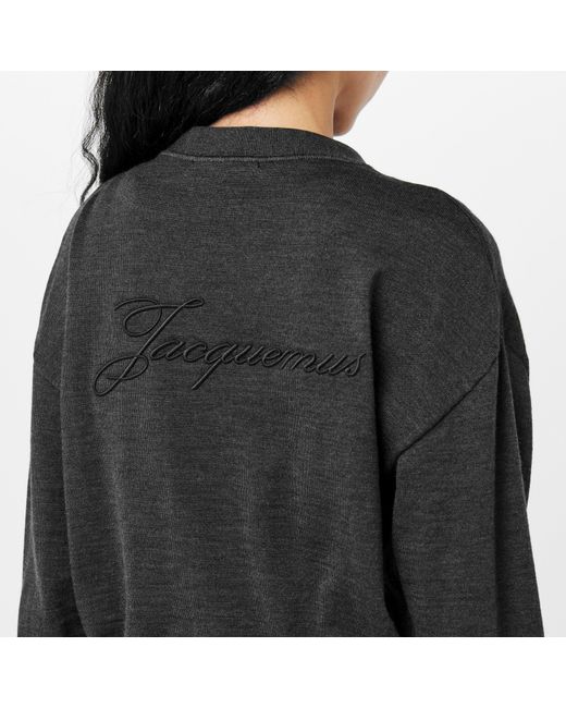Jacquemus Black Fine Knit Cardigan
