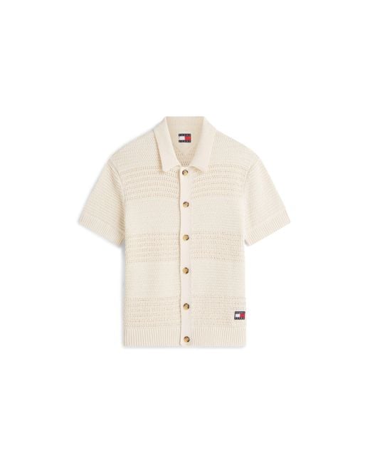 Tommy Hilfiger Natural Patterned Short Sleeve Shirt for men