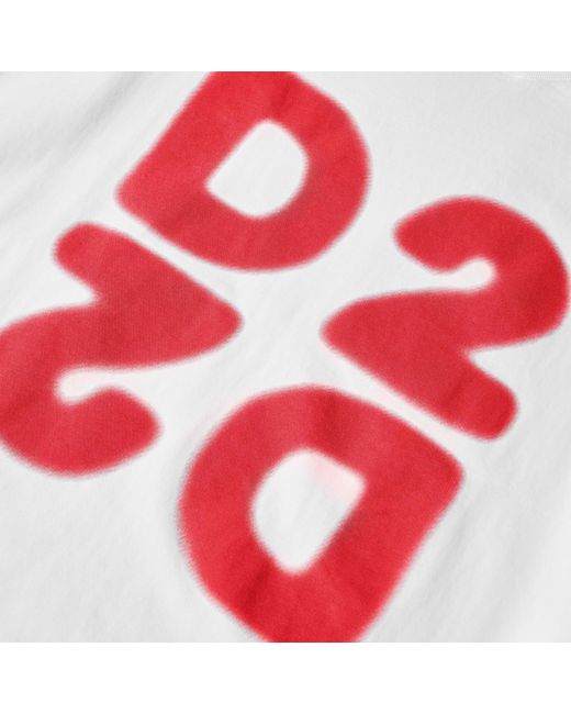 DSquared² Red Dsq D2 Logo Tee Sn64 for men