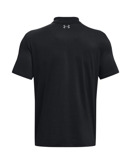 Under Armour Black Performance Polo Shirt for men