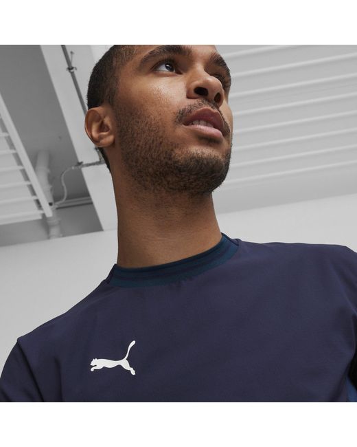 PUMA Blue Teamfinal Jersey T-Shirt for men