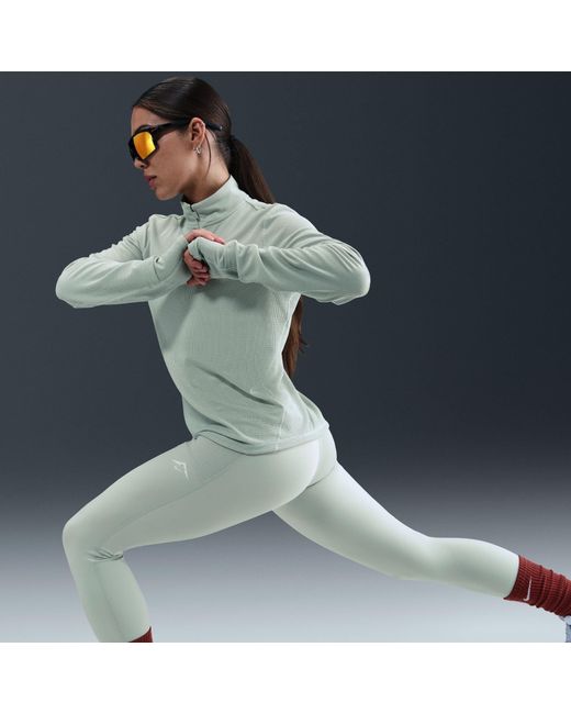 Nike Green Trail 7/8 Running Tights