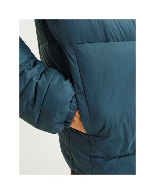 Jack & Jones Blue Quilted Puffer Jacket for men