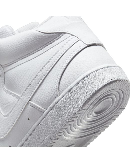 Nike White Court Vision Mid Next Nature for men