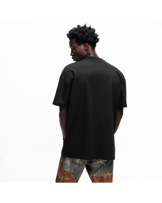 Palm Angels Black Roma Mono Tee for men