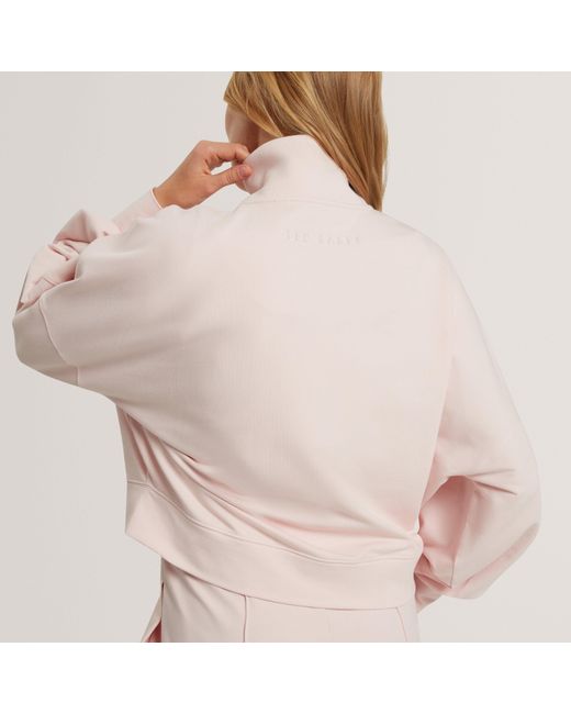 Ted Baker Pink Zip Thru Sweatshirt