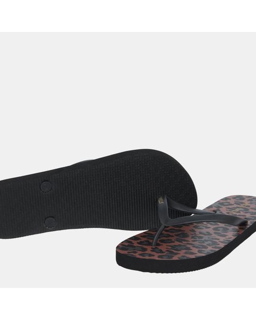 Jack Wills Black Jw Flop Flip Flops