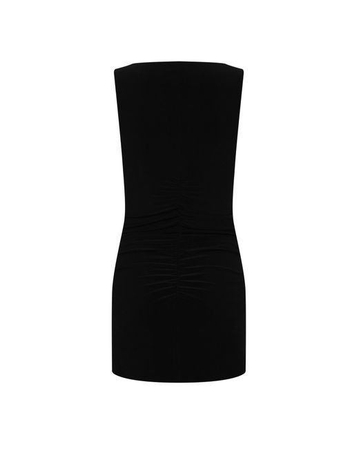 Norma Kamali Black Pickleball Mini Dress