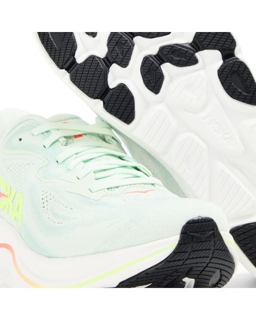 Hoka One One White Clifton 10 Everyday Neutral Road Running Shoes