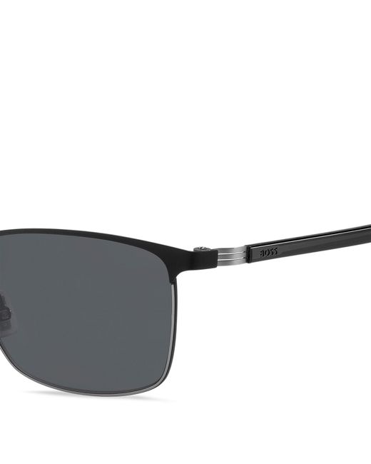 Boss Black Round Sunglasses for men
