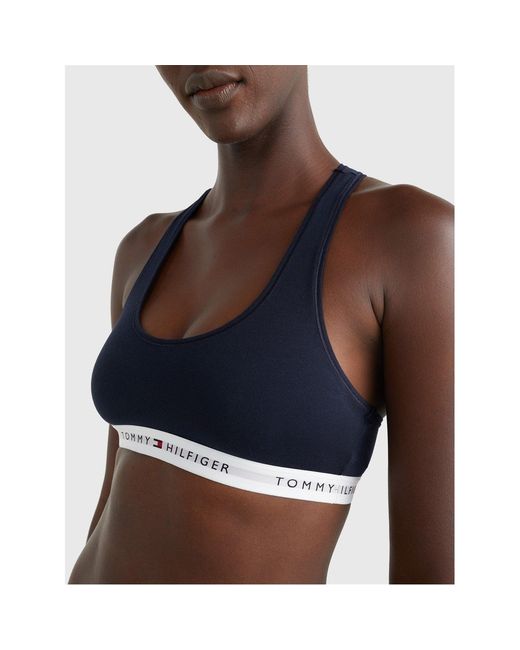 Tommy Hilfiger Blue Bralette Print